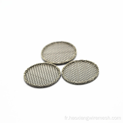Disque filtrant en acier inoxydable de 10 mm
